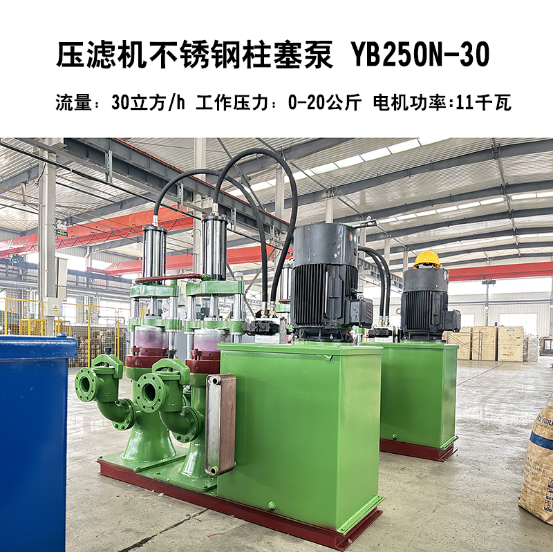 壓濾機專用柱塞泵的詳細(xì)介紹